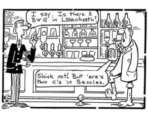 Cartoon - B&Q