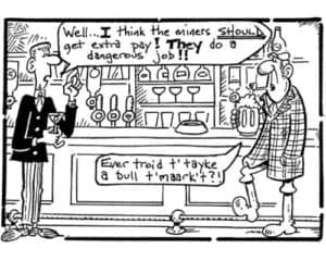 Cartoon - Miners